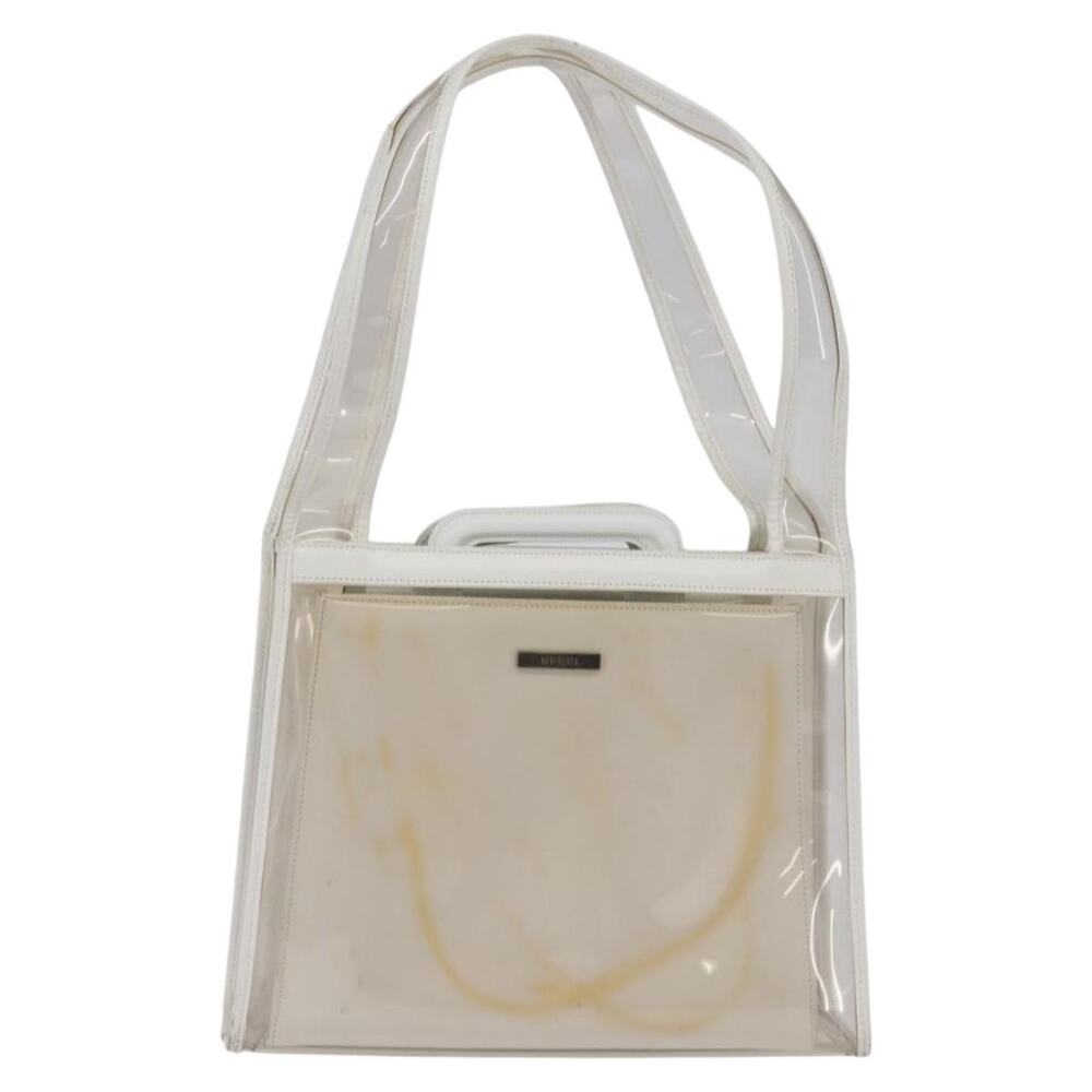 GUCCI Tote Bag Vinyl Clear Silver 001 2122 001 2122 - Picture 2 of 12
